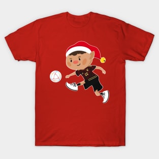 Germany football Christmas elf. Football World Cup soccer T-Shirt T-Shirt